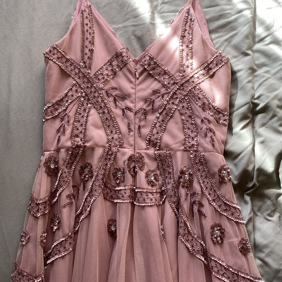 ASOS mauve/blush pink formal dress - Picture 5 of 6